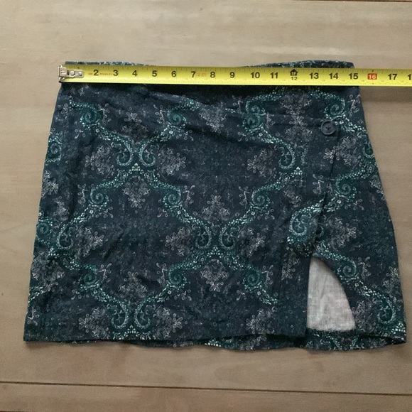NWOT- Free People Take It Easy Paisley Wrap Skirt - Picture 3 of 5